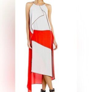 NWT BCBGMaxAzria "Ruby" Dress Chalk Grey - Size L
